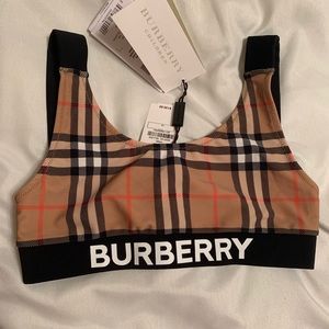 Girls Burberry Two Piece Swimsuit